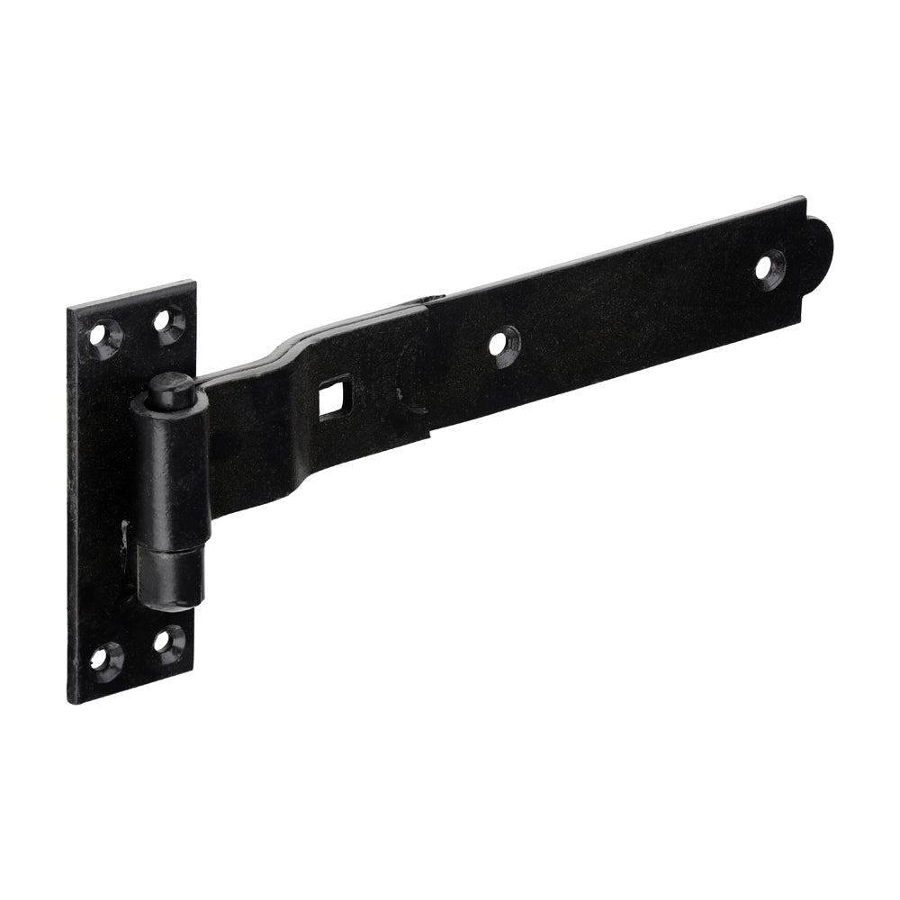 TIMCO Cranked Band & Hook On Plates Hinges Black - 250mm - Image