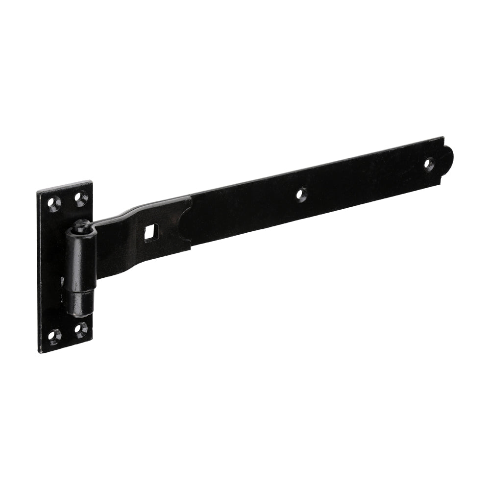 TIMCO Cranked Band & Hook On Plates Hinges Black - 350mm - Image
