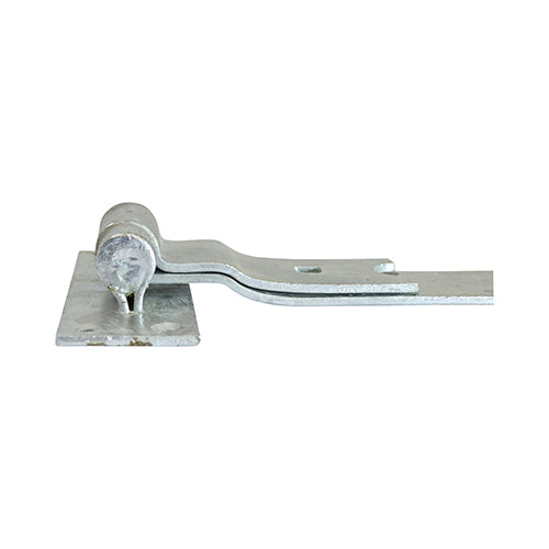 TIMCO Cranked Band & Hook On Plates Hinges Hot Dipped Galvanised - 500mm - Image