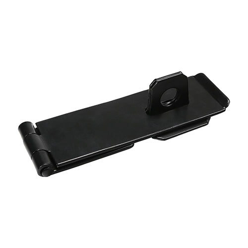 TIMCO Hasp & Staple Safety Pattern Black - 4.5" - Image