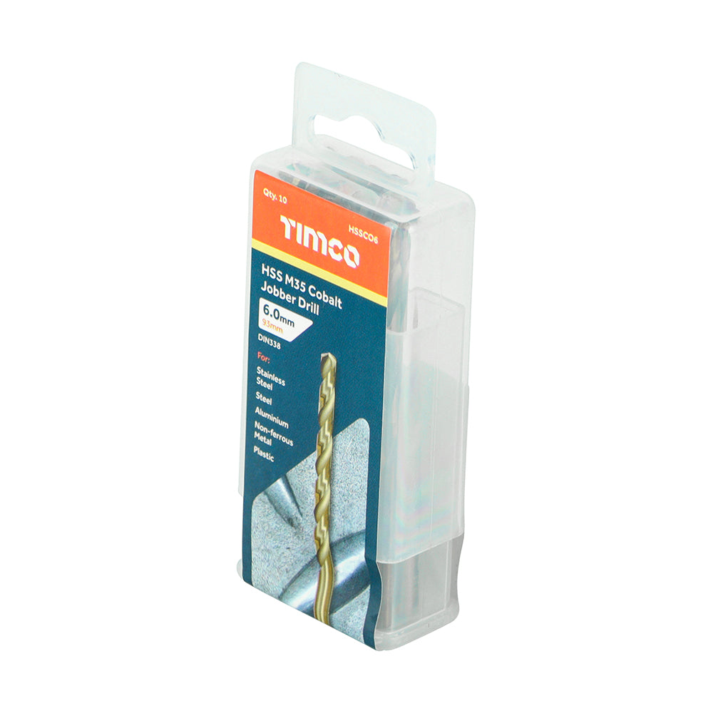 TIMCO Ground Jobber Drills - Cobalt M35 - 6.0mm - Image
