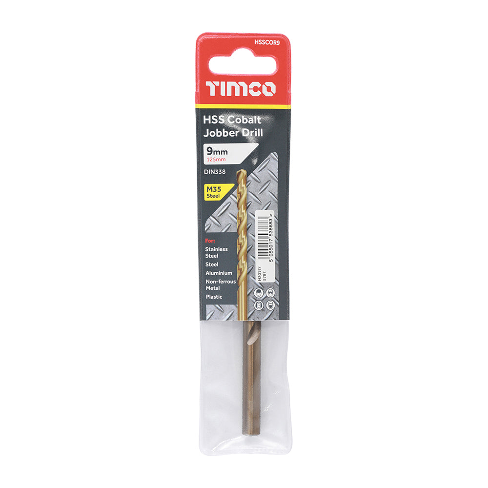 TIMCO Ground Jobber Drills - Cobalt M35 - 9.0mm - Image