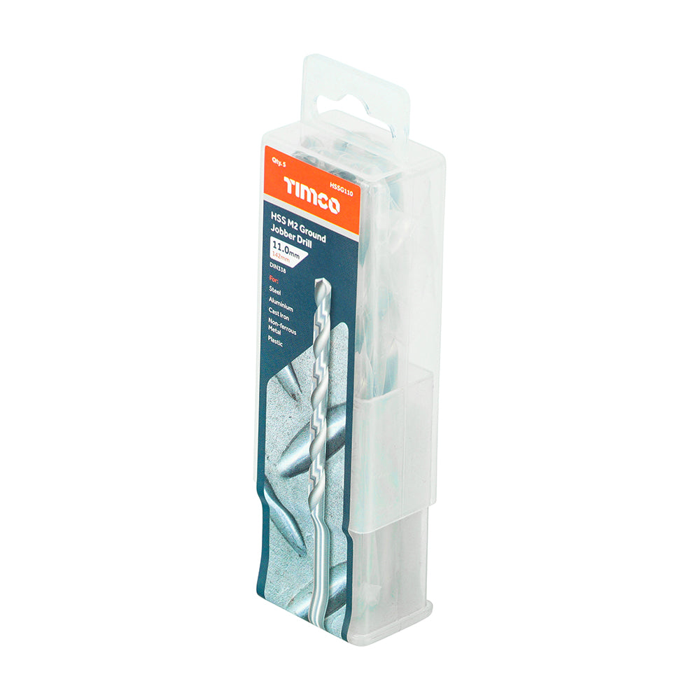 TIMCO Ground Jobber Drills HSS M2 - 11.0mm - Image