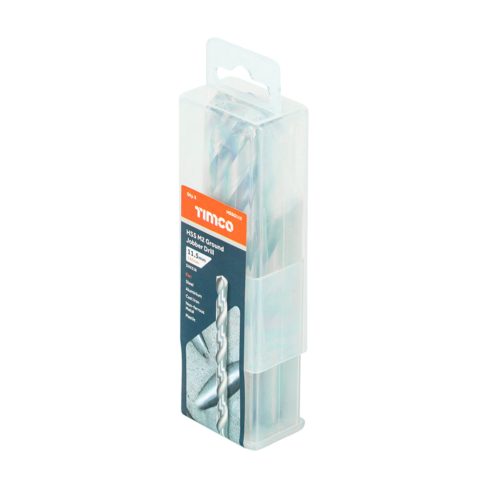 TIMCO Ground Jobber Drills HSS M2 - 11.5mm - Image