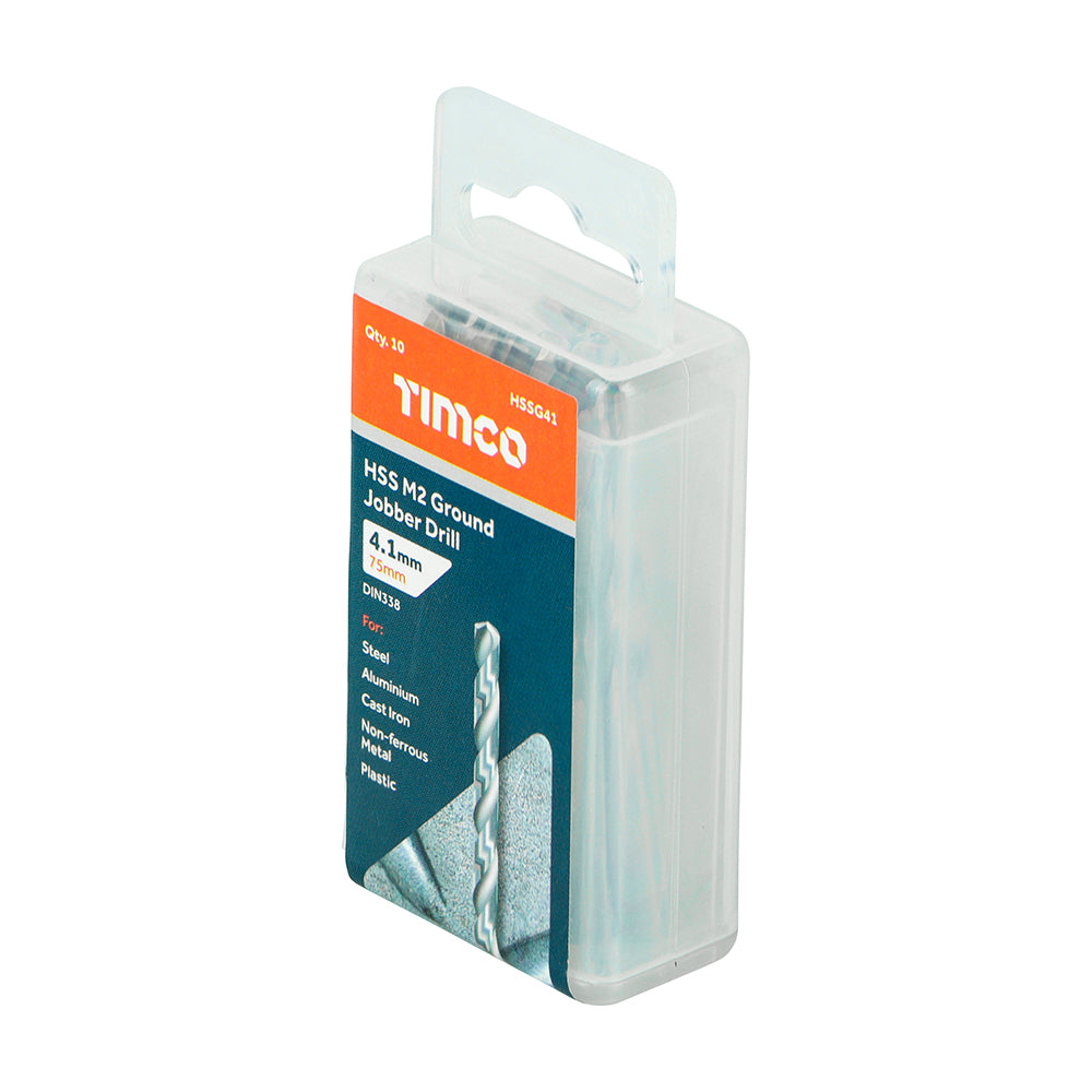 TIMCO Ground Jobber Drills HSS M2 - 4.1mm - Image