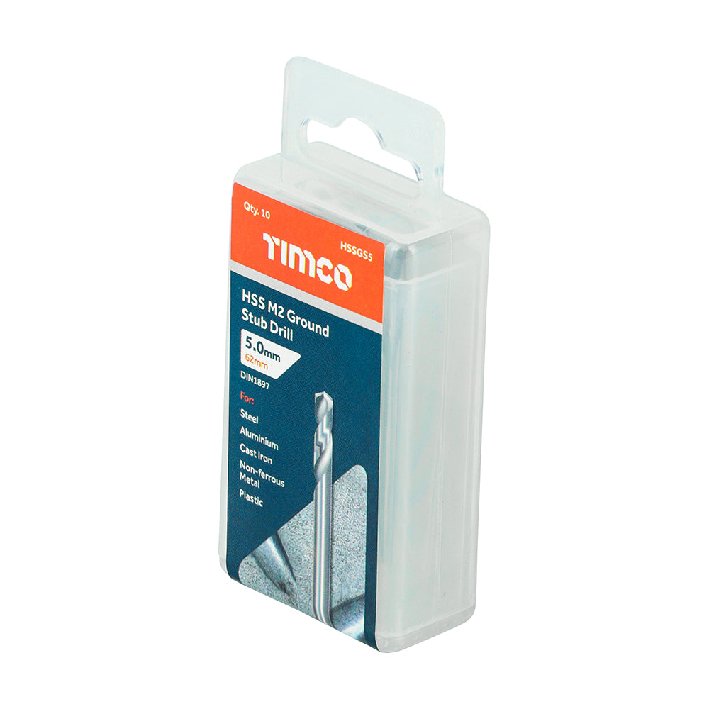 TIMCO Ground Jobber Drills HSS M2 - 5.5mm - Image