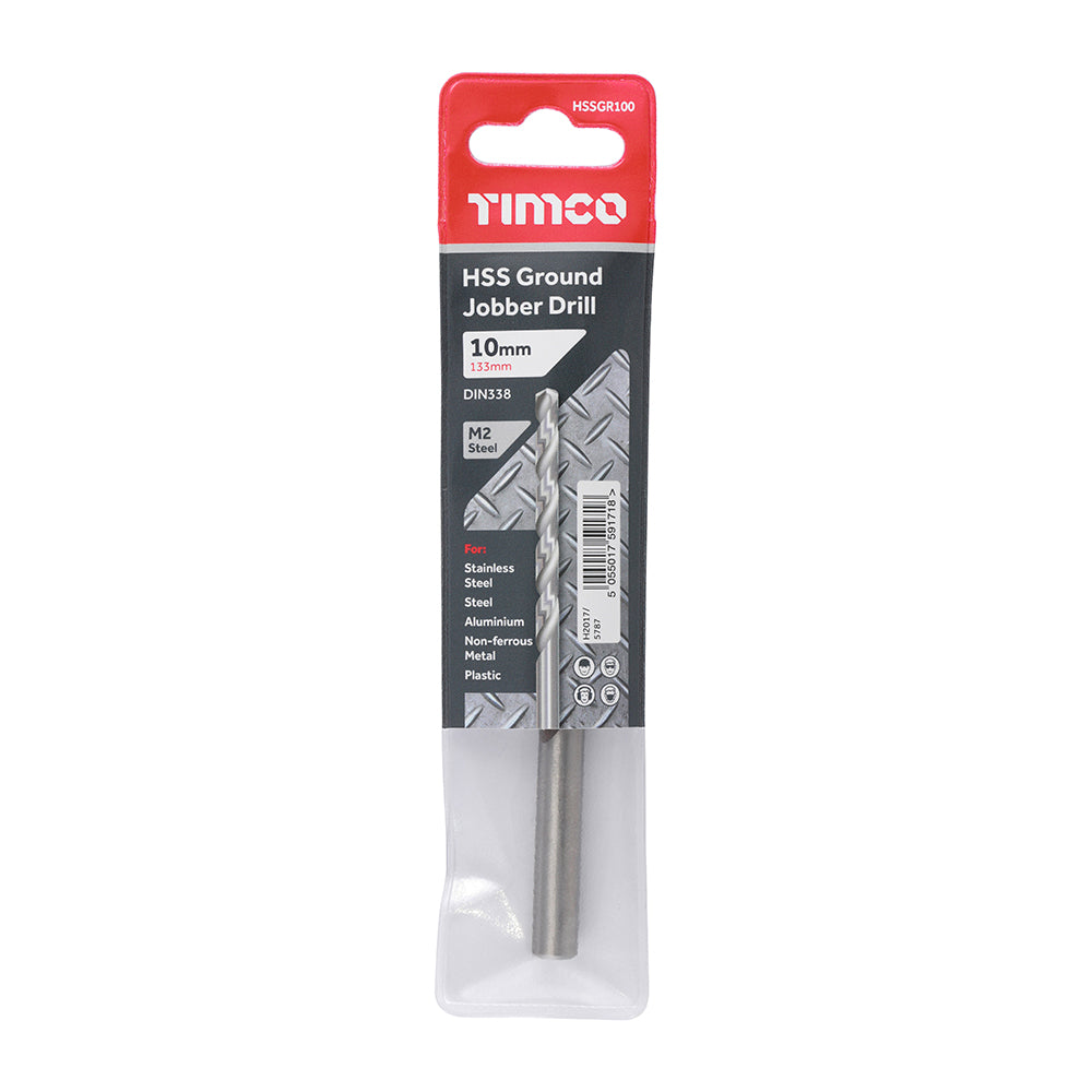TIMCO Ground Jobber Drills HSS M2 - 10.0mm - Image
