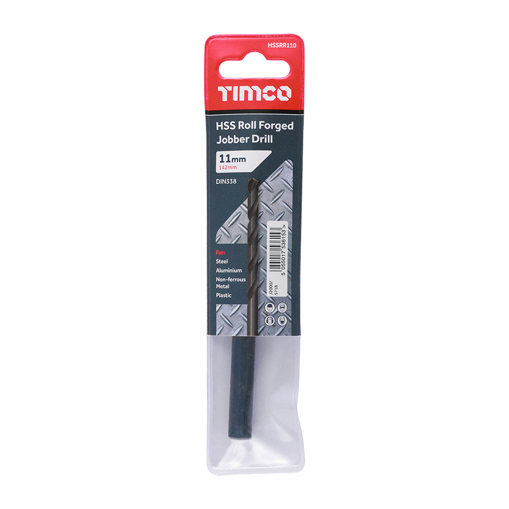 TIMCO Roll Forged Jobber Drills HSS - 11.0mm - Image