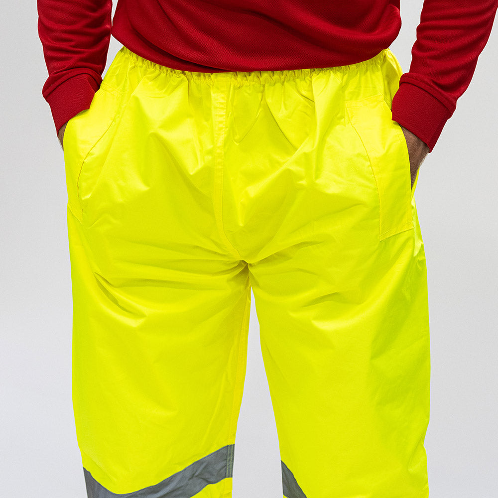 TIMCO Hi-Visibility Elasticated Waist Trousers - X Large - Image