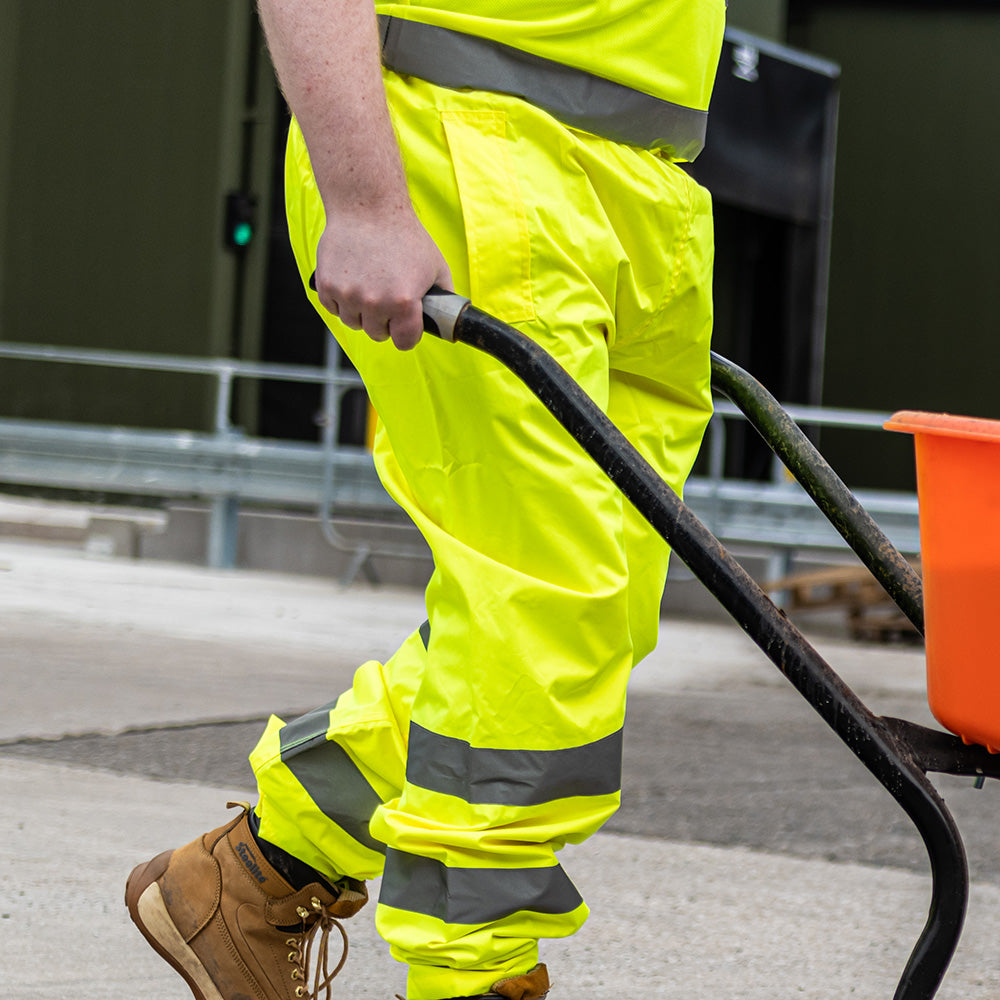 TIMCO Hi-Visibility Elasticated Waist Trousers - X Large - Image