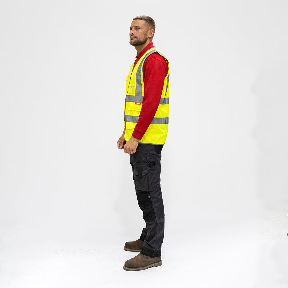 TIMCO Hi-Visibility Executive Vest Yellow - Medium - Image