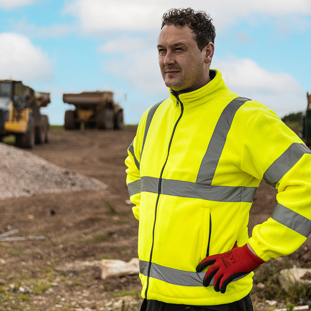 TIMCO Hi-Visibility Fleece Jacket - XX Large - Image
