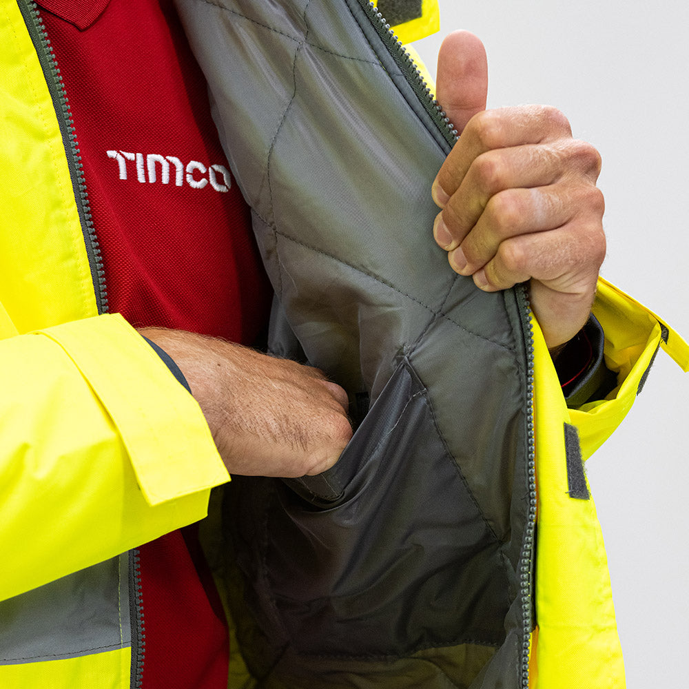TIMCO Hi-Visibility Parka Jacket - Small - Image