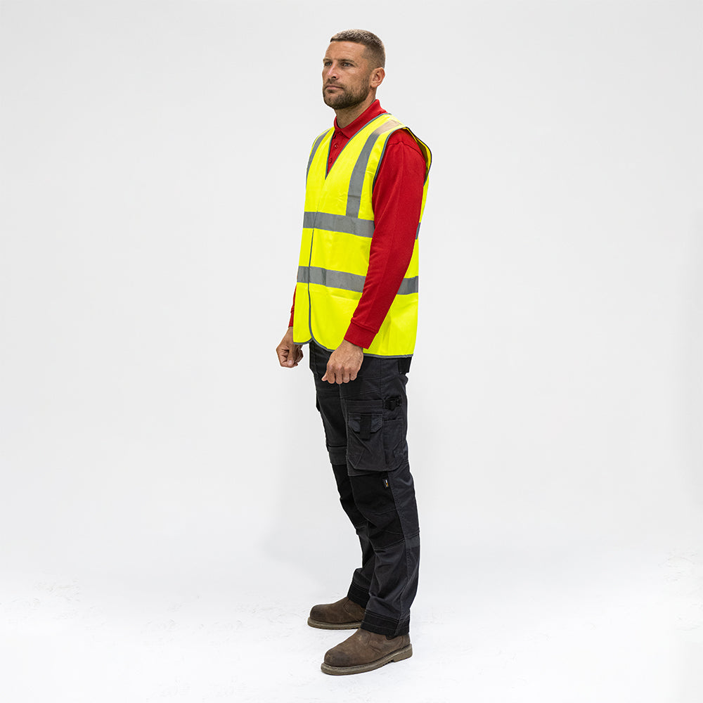 TIMCO Hi-Visibility Vest Yellow - XXXX Large - Image