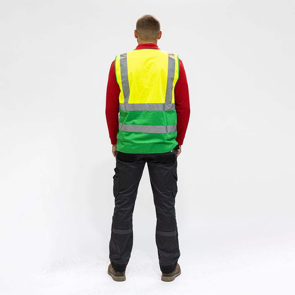 TIMCO Hi-Visibility Executive Vest Yellow & Green - XX Large
