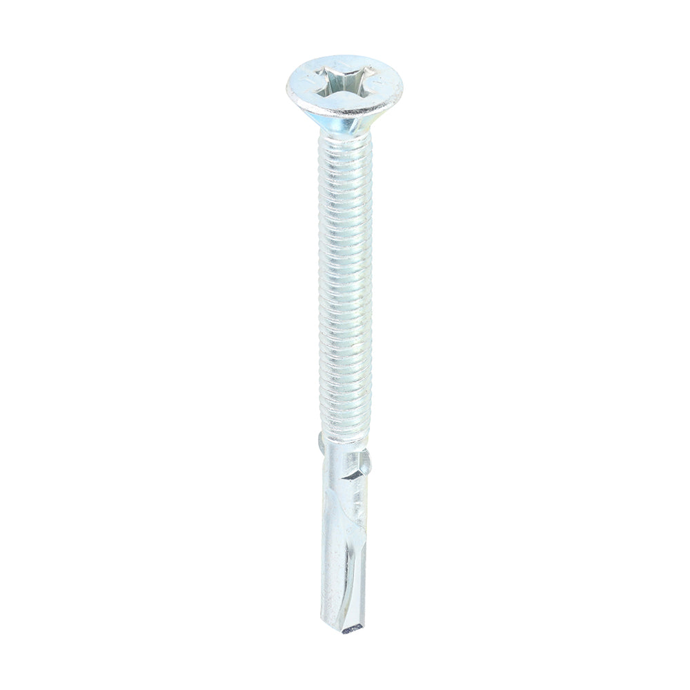 TIMCO Self-Drilling Wing-Tip Steel to Timber Heavy Section Silver Screws - 5.5 x 65 - Image