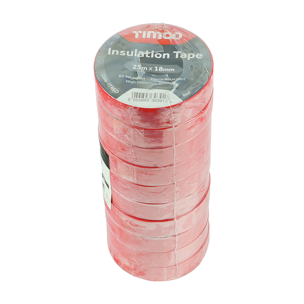 TIMCO PVC Insulation Tape Red - 25m x 18mm - Image
