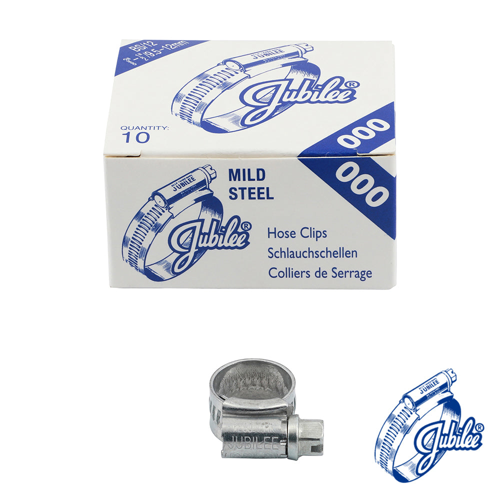 Jubilee Clip Mild Steel 9.5-12mm - Image