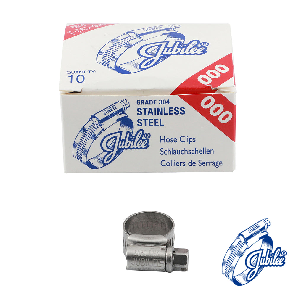 Jubilee Clip Stainless Steel 9.5-12mm - Image