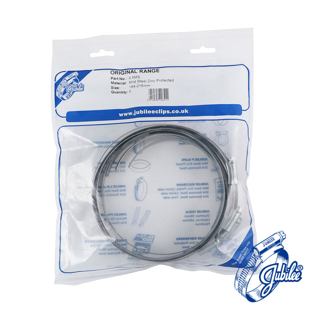 Jubilee Clip Mild Steel 184-216mm - Image