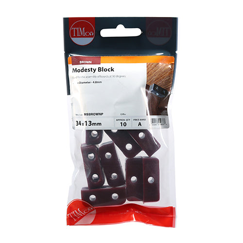 TIMCO Knock Down Blocks Brown - 35 x 25 x 12 - Image