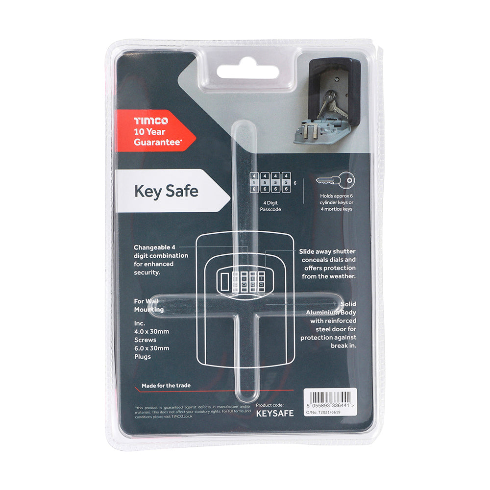 TIMCO Water Resistant Combination Key Safe - 120 x 85 x 40 - Image
