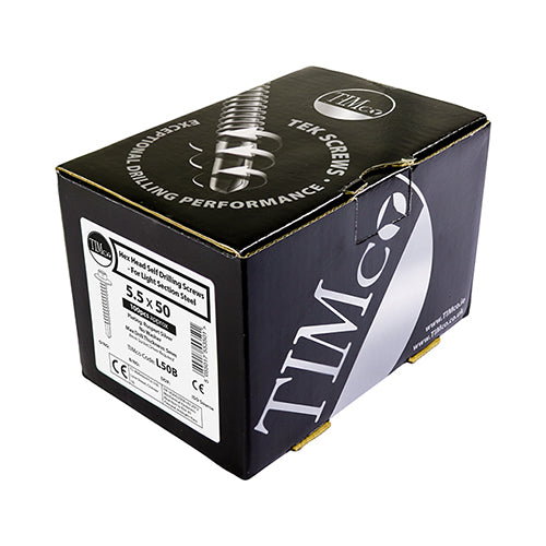 TIMCO Self-Drilling Light Section Screws Exterior Silver - 5.5 x 19 - Image