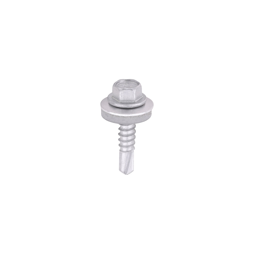 TIMCO Self-Drilling Light Section Screws Exterior Silver with EPDM Washer - 5.5 x 25 - Image