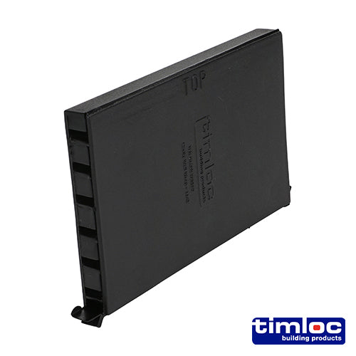 Timloc Cavity Wall Weep Vent Black - 65 x 10 x 100mm - Image