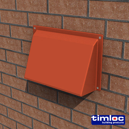 Timloc External Cowl Brown - 255 x 160mm - Image