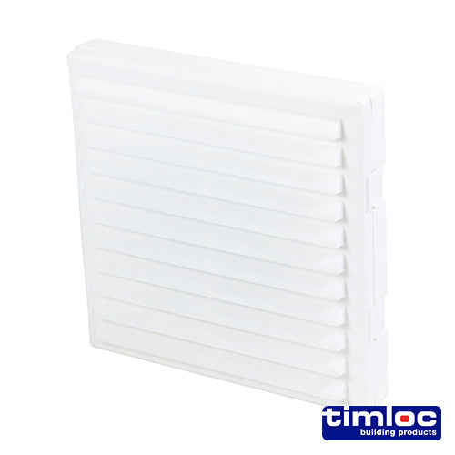 Timloc Aero Core Through-Wall Vent High Rise and Baffle Terracotta - Ø127 x 350mm - Image