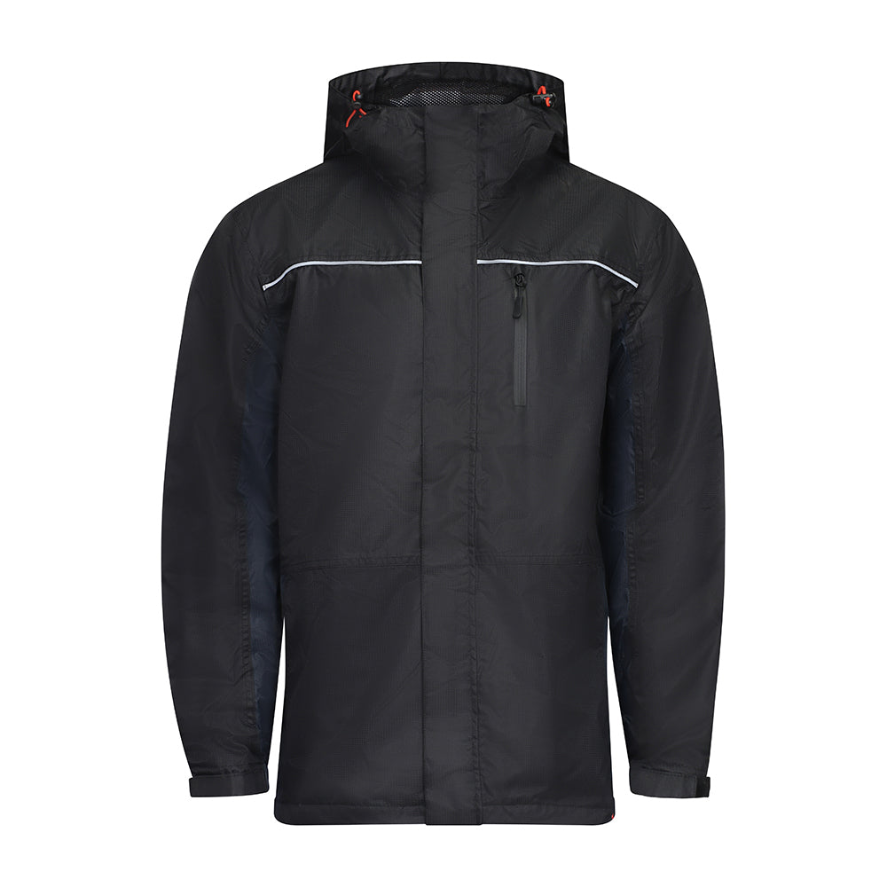TIMCO Waterproof Lined Rain Jacket - Black - Medium - Image