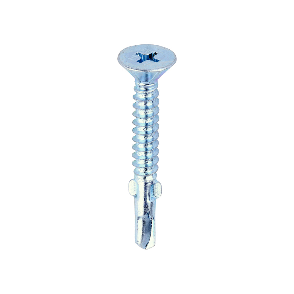 TIMCO Self-Drilling Wing-Tip Steel to Timber Light Section Silver Screws - 4.8 x 38 - Image