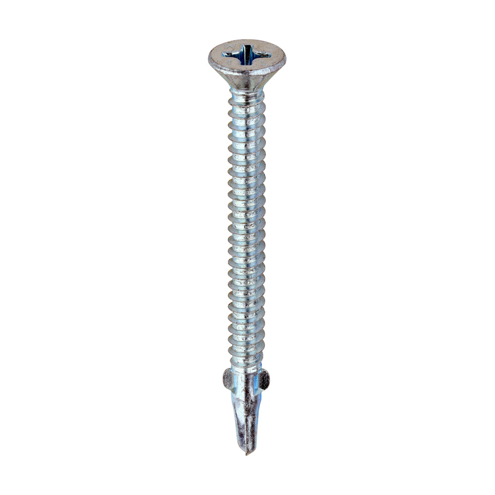 TIMCO Self-Drilling Wing-Tip Steel to Timber Light Section Silver Screws - 5.5 x 65 - Image