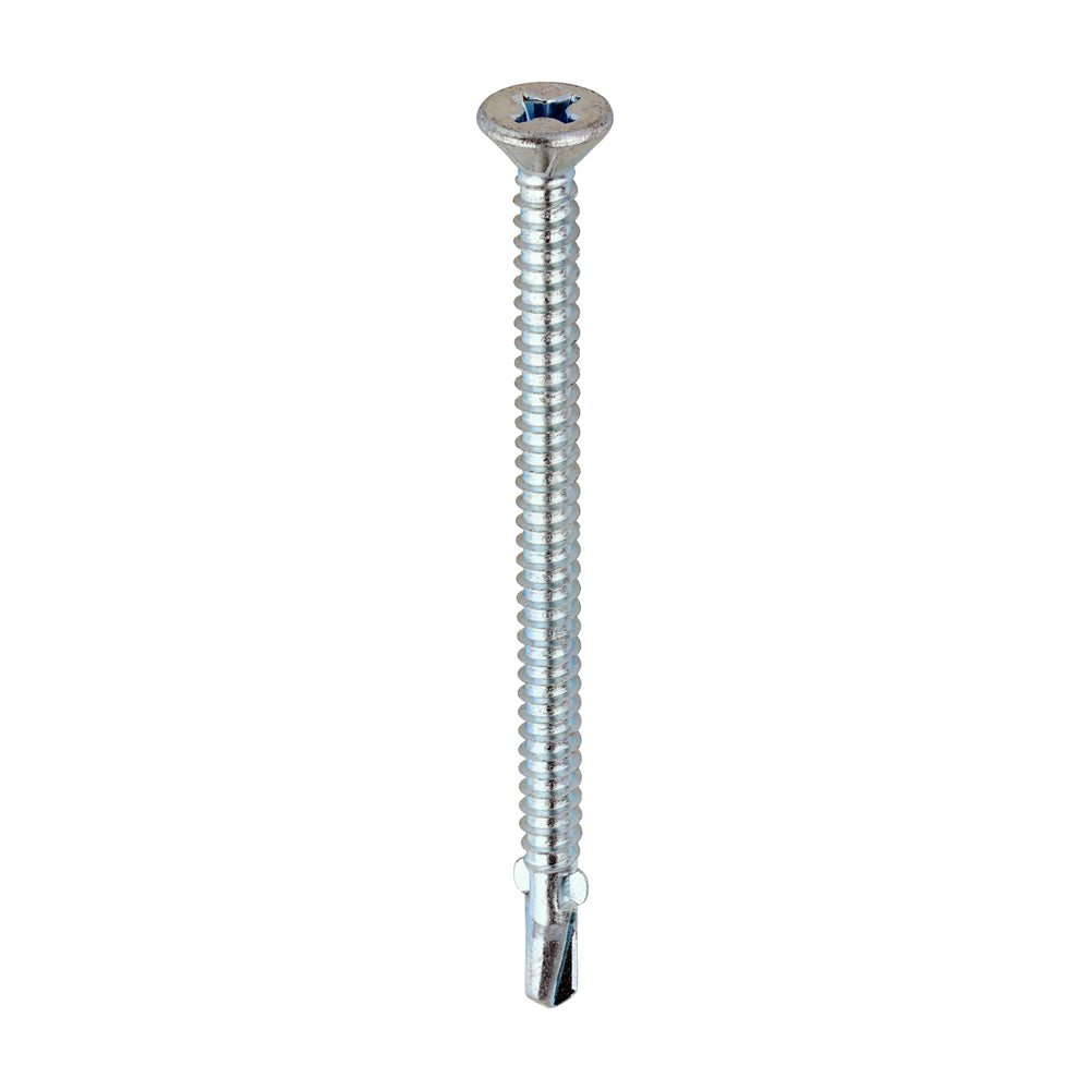 TIMCO Self-Drilling Wing-Tip Steel to Timber Light Section Silver Screws - 5.5 x 85 - Image