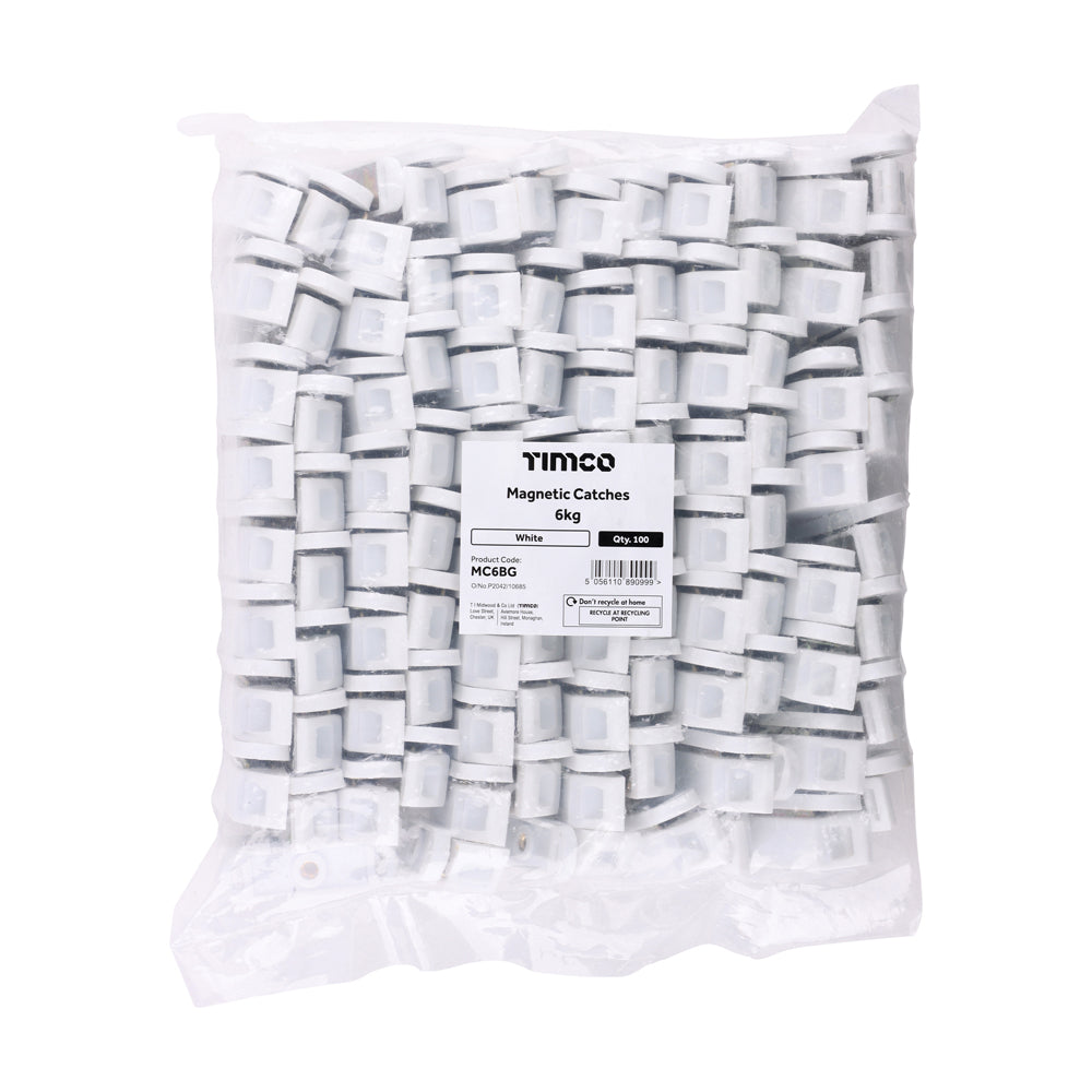 TIMCO Magnetic Catches White - 6kg - Image