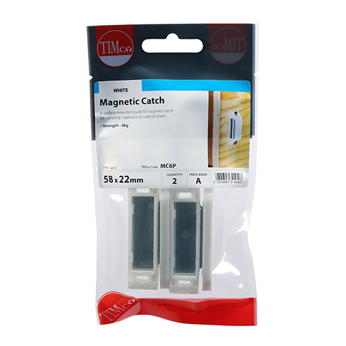 TIMCO Magnetic Catches White - 6kg - Image