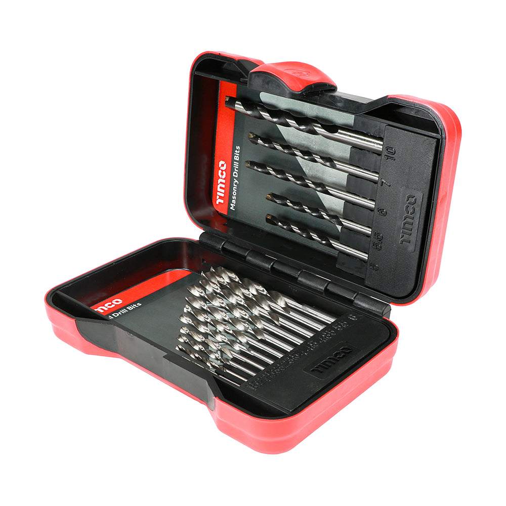 TIMCO Ground Jobber & Masonry Drill Set - 17pc - Image