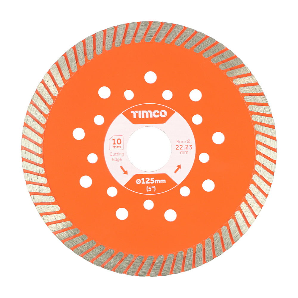 TIMCO Premium Diamond Blade Continuous - 125 x 22.2 - Image