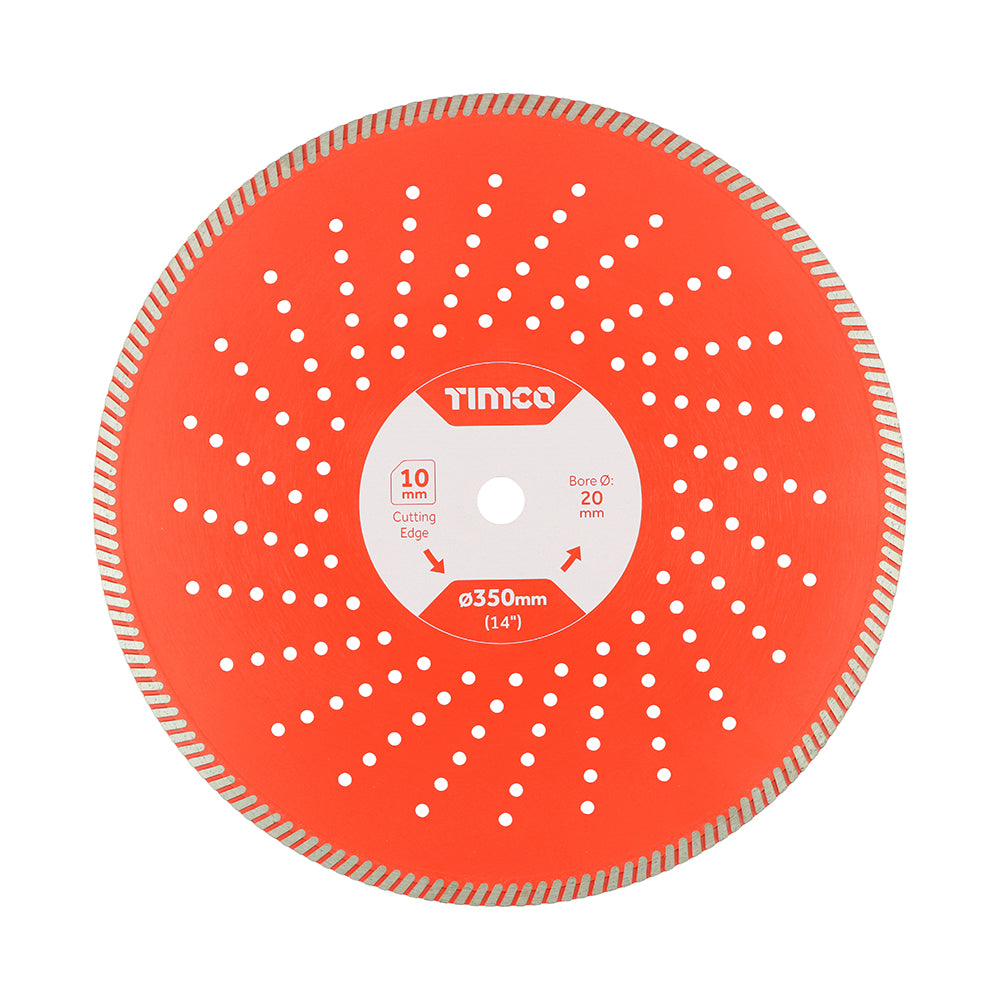 TIMCO Premium Diamond Blade Continuous - 350 x 20 - Image