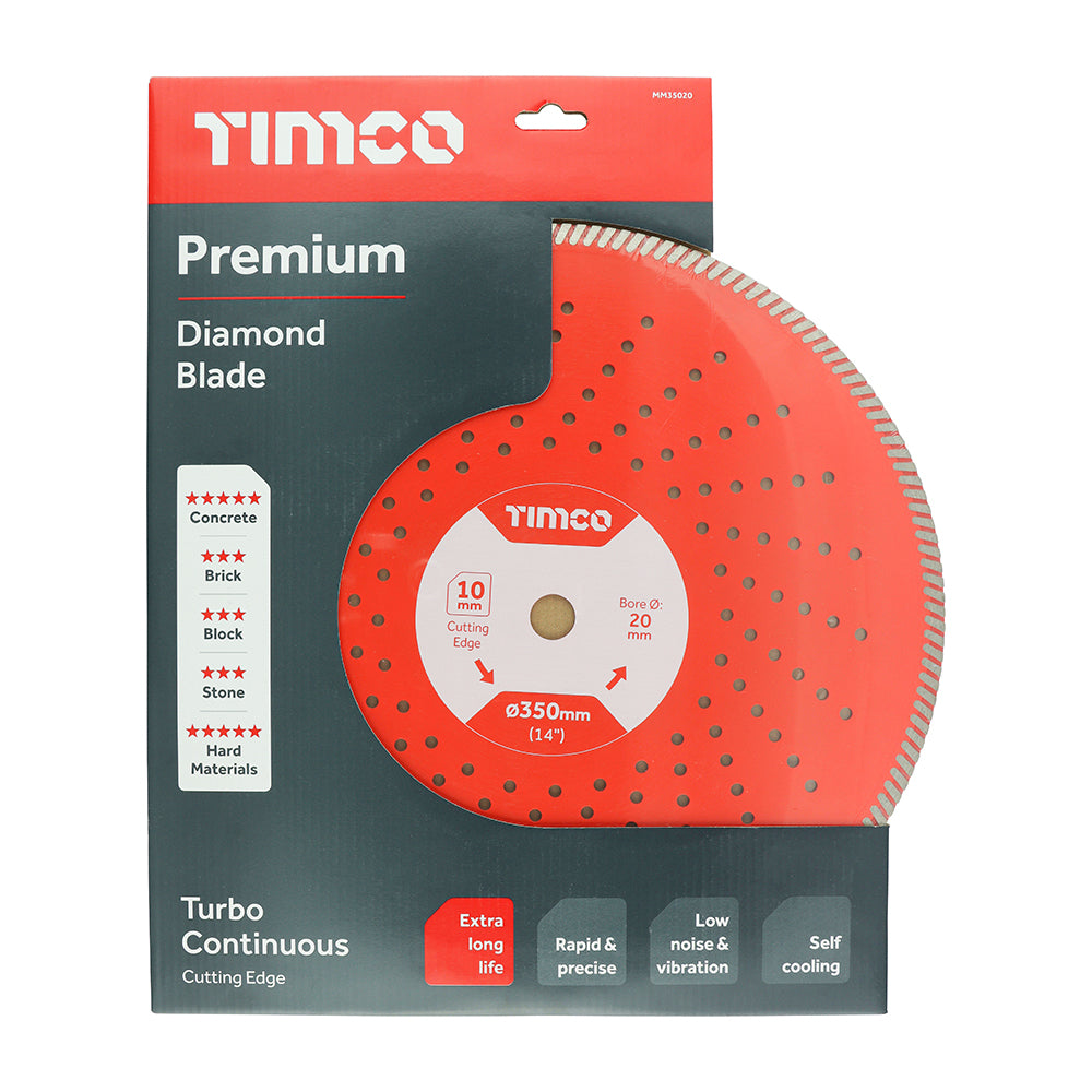 TIMCO Premium Diamond Blade Continuous - 350 x 20 - Image