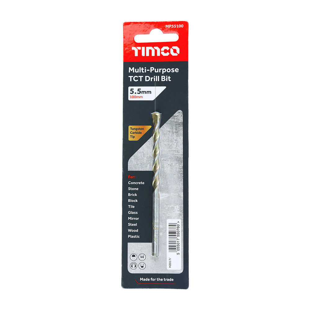 TIMCO TCT Multi-Purpose Drill Bits - 5.5 x 100 - Image