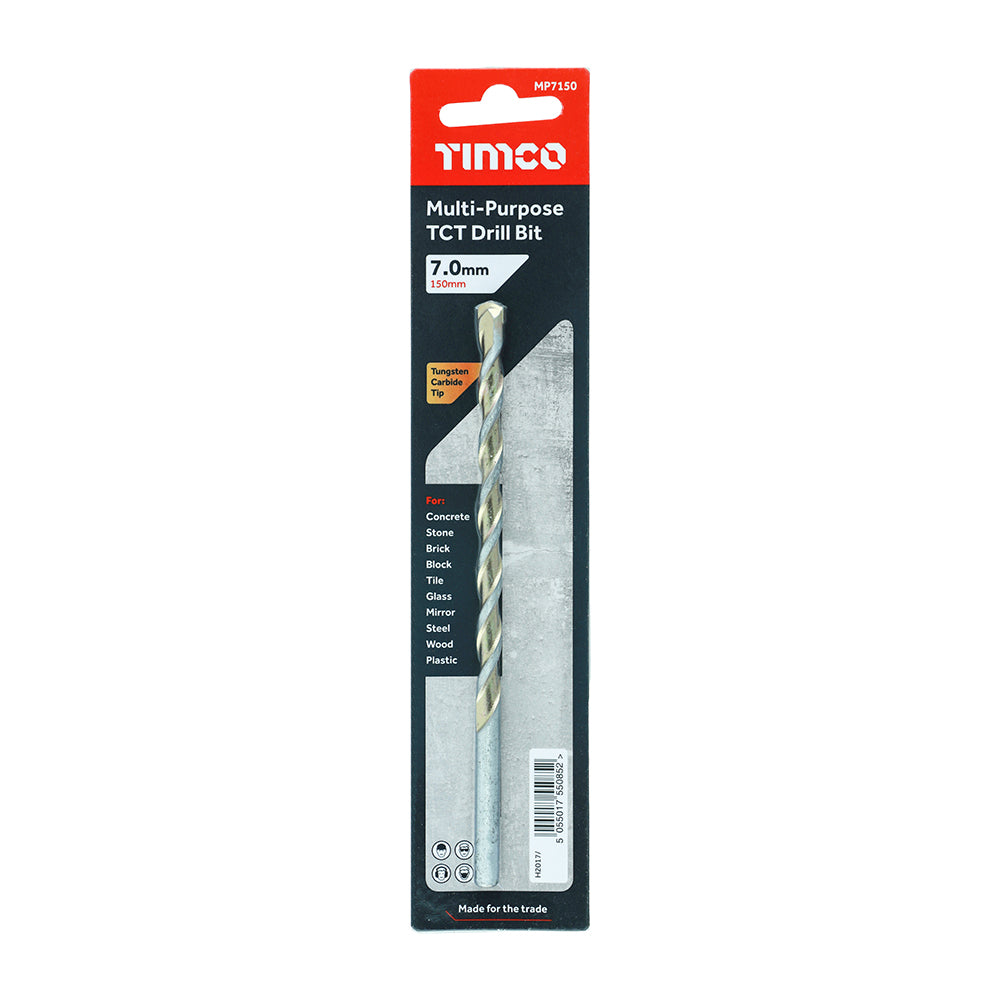TIMCO TCT Multi-Purpose Drill Bits - 7.0 x 150 - Image