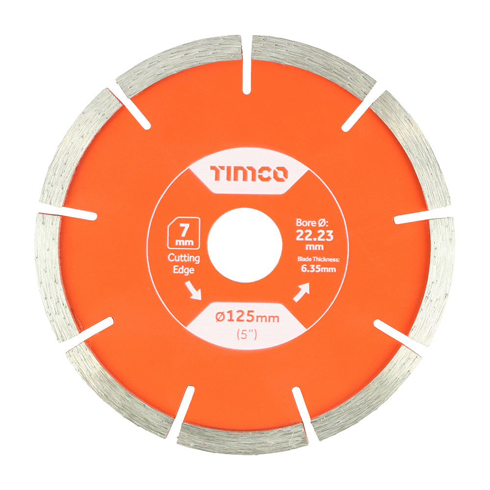 TIMCO General Purpose Mortar Raking Diamond Blade - 125 x 22.2 - Image