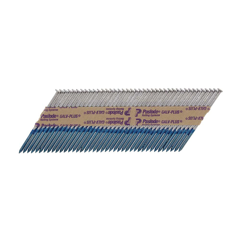 Paslode IM360Ci Nails & Fuel Cells Retail Pack Ring Shank Galvanised + - 2.8 x 63/1CFC - Image