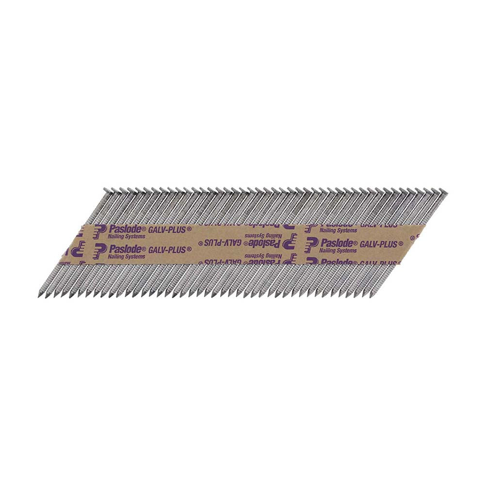 Paslode IM350+ Nails & Fuel Cells Trade Pack Ring Shank Galvanised + - 3.1 x 75/2CFC - Image