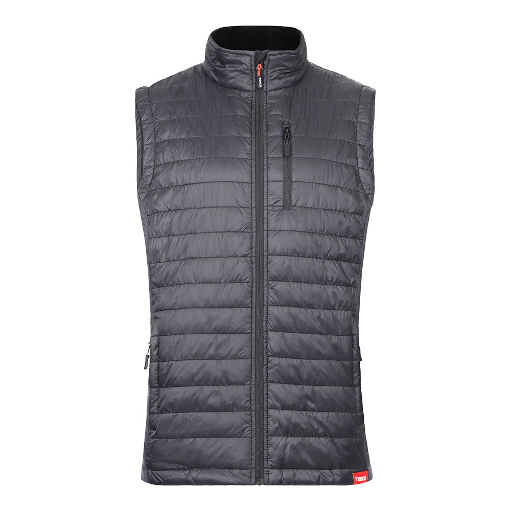 TIMCO Padded Bodywarmer - Grey/Black - X Large - Image