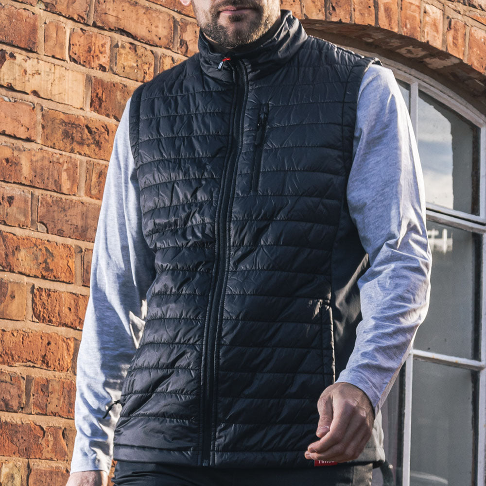 TIMCO Padded Bodywarmer - Grey/Black - X Large - Image