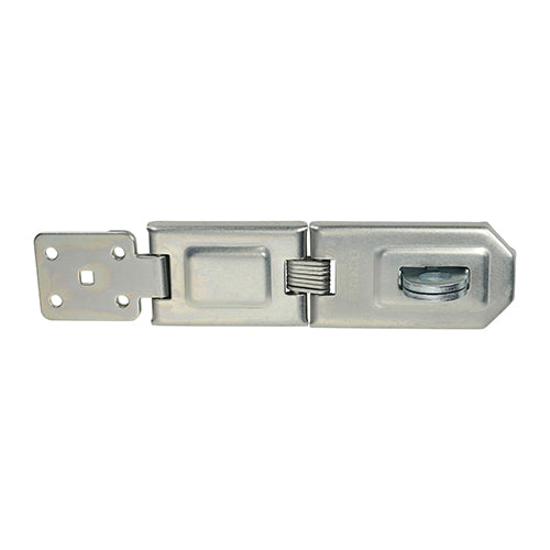 TIMCO Hasp and Staple Single Hinged Silver - 160mm - Image