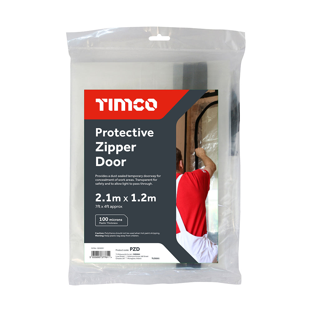 TIMCO Protective Zipper Doors - 2.1m x 1.2m - Image